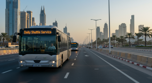Daily Shuttle Service from Sharjah to Jaddaf & Healthcare District
