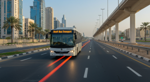 Staff Bus Transport from Sharjah to Dubai Production City (IMPZ)