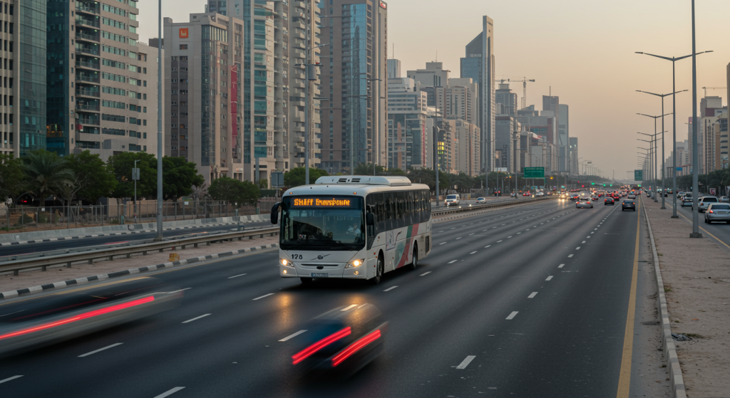 Staff Transport from Ajman to Dubai International City