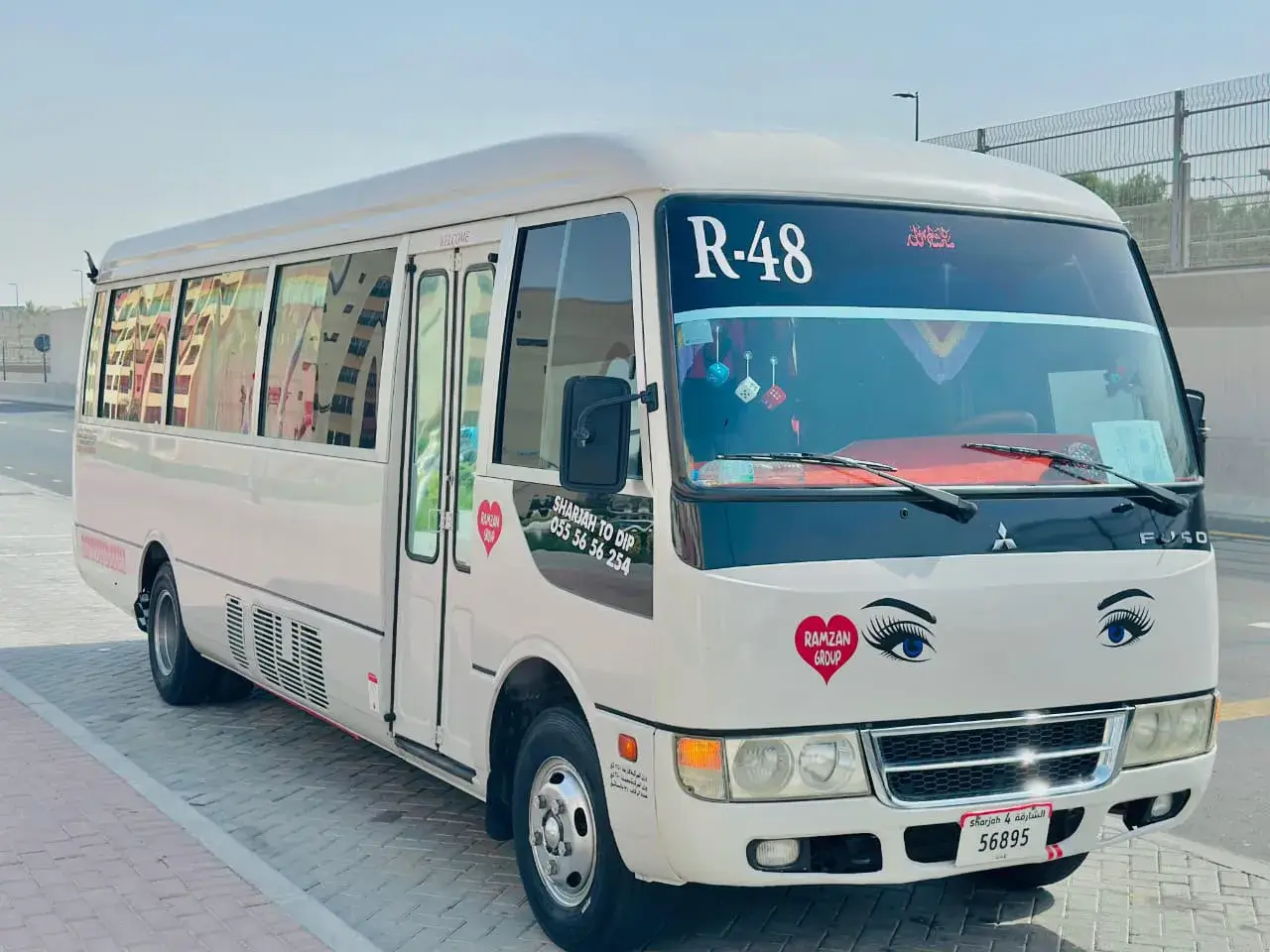 Ramzan Group Coaster fleet providing daily employee transportation