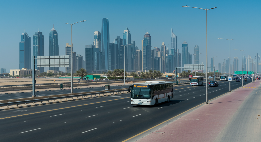 Sharjah to Deira shuttle, retail staff transport, daily commuter UAE