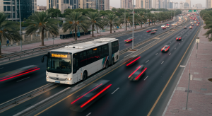 Sharjah to Zabeel shuttle, office staff transport UAE, commuter bus