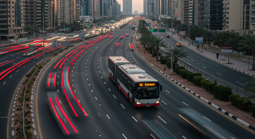 Sharjah to Knowledge Park shuttle, university area transport, UAE commute