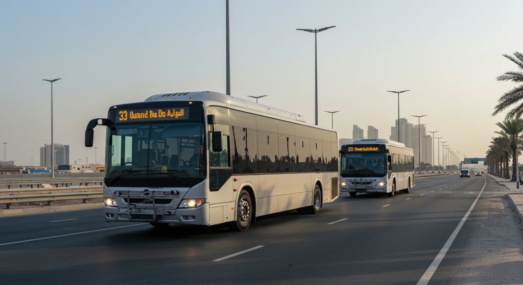 Ajman to Downtown shuttle, events staff transport UAE, commuter