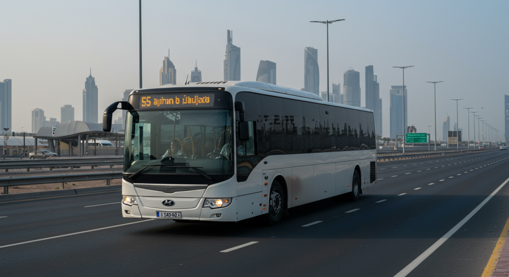 Ajman to Expo City shuttle, event & logistics staff transport, UAE