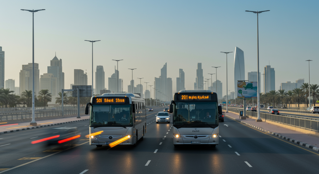 Ajman to Wasl Gate shuttle, metro connector UAE, staff transport