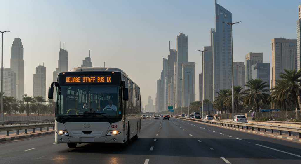 Ajman to DIFC transport, staff shuttle UAE, financial district commute