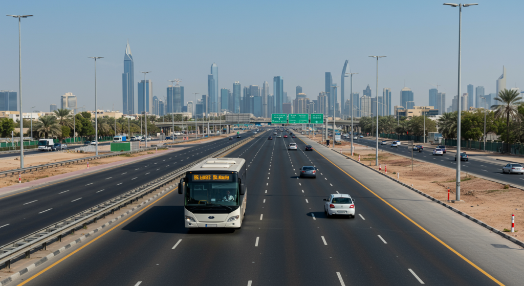 Ajman to DSO shuttle, staff transport UAE, tech park commute