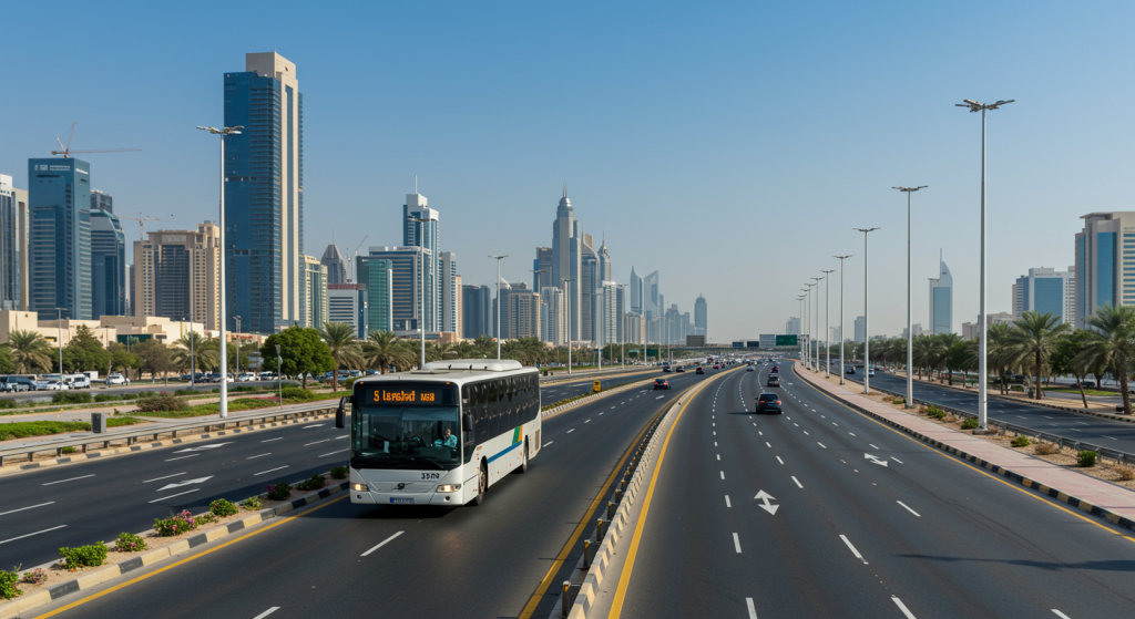 Ajman to Academic City shuttle, university staff transport, UAE commute