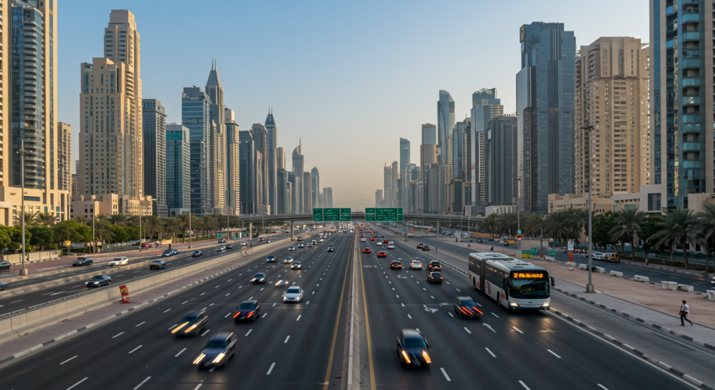 Ajman to Marina shuttle, hospitality staff transport, daily bus UAE