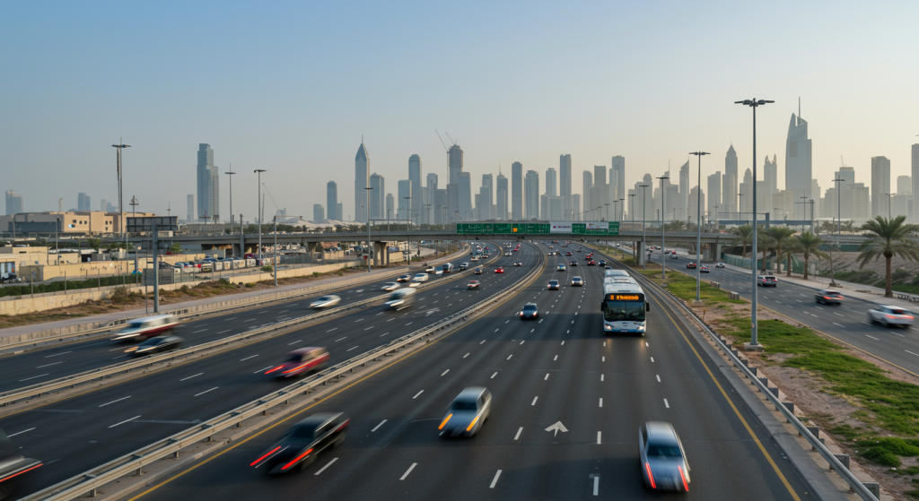 Ajman to Jebel Ali shuttle, staff transport UAE, group transport Ajman