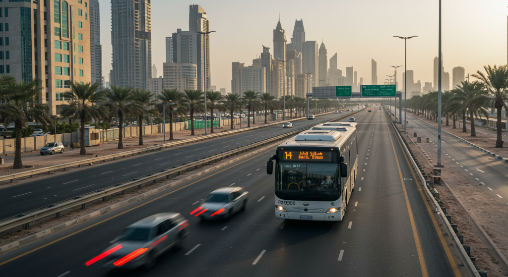 Sharjah to Jebel Ali transport, UAE industrial shuttle, staff bus